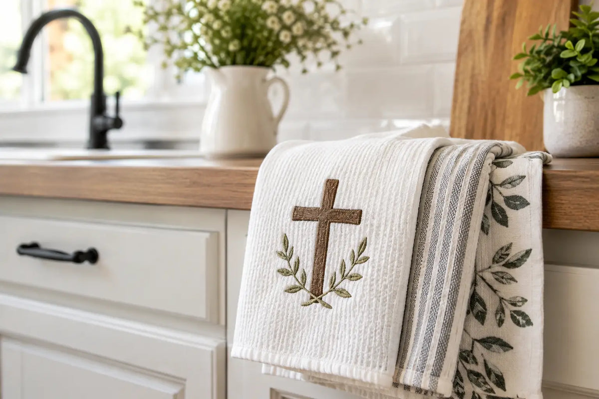 Christian Kitchen Towels for a Faith-Filled Home