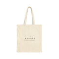 Scripture Silhouette Tote, Christian Streetwear, Distressed Typography Canvas Tote