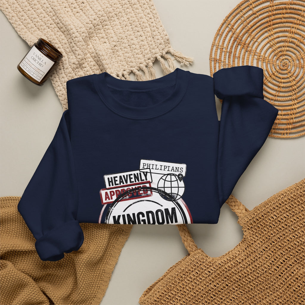 Kingdom Citizen Crewneck Sweatshirt | Christian Streetwear, Scripture Graphic