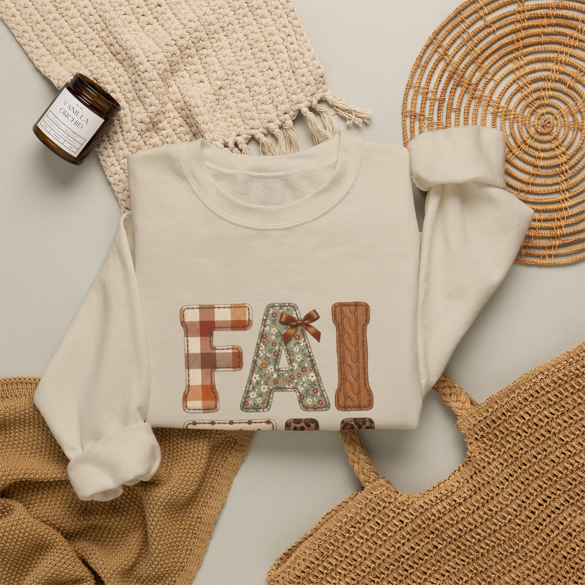 Faith Walk Crewneck Sweatshirt – "Walk by Faith" Christian Pullover