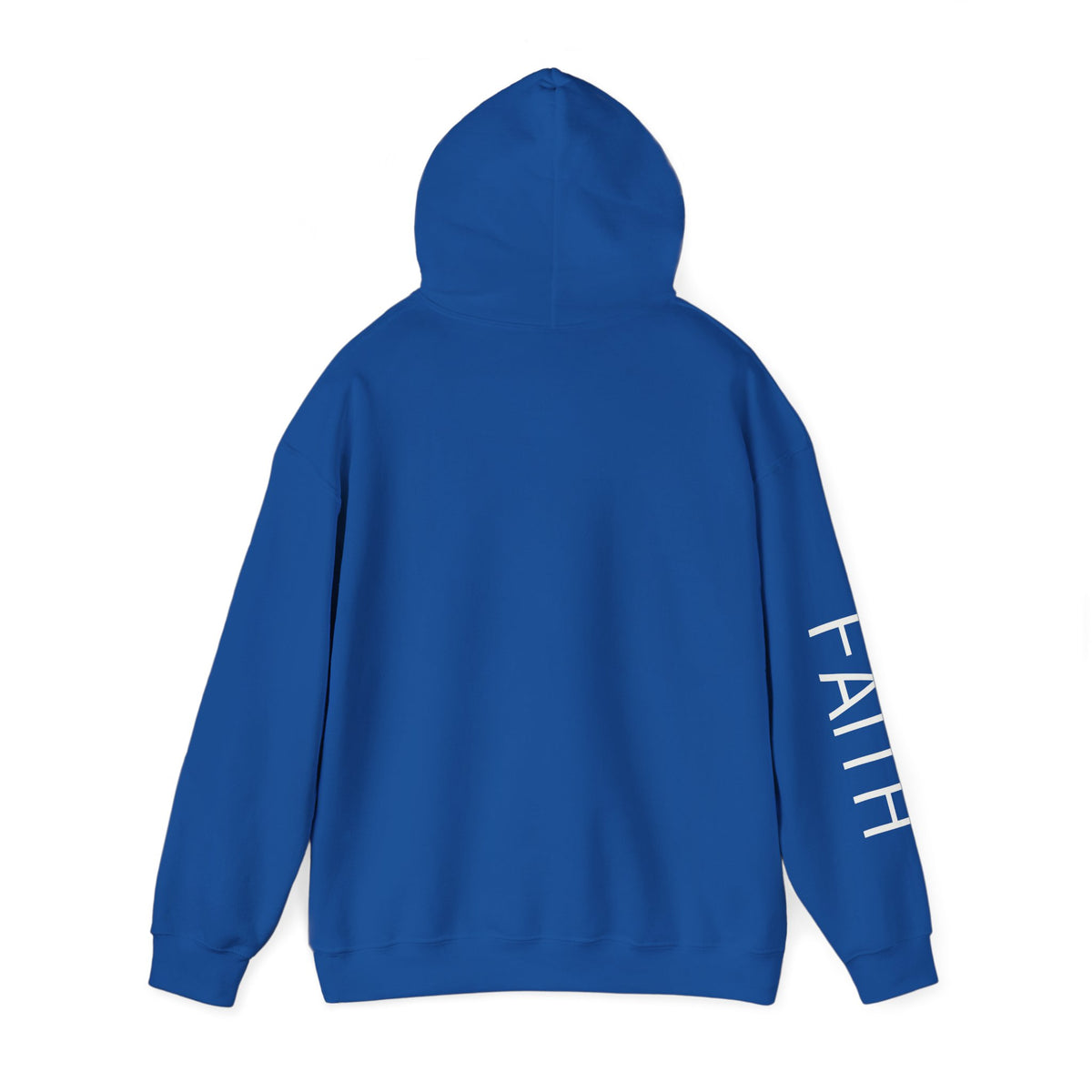 Christian Faith Hoodie — "Walk by Faith Not by Sight" Cross Pullover