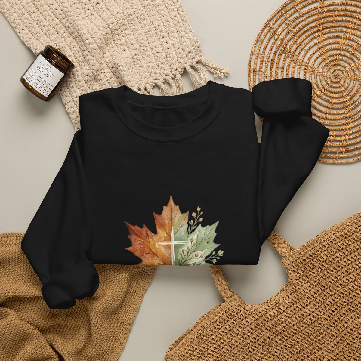 Autumn Leaf 'He Makes All Things New' Sweatshirt