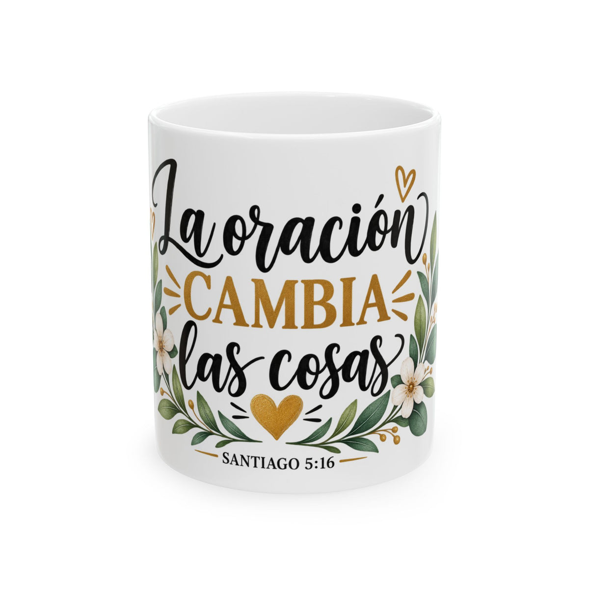 Gebet verändert Dinge Christliche Tasse – Jakobus 5,16 Glaubens-Kaffeetasse – Inspirierendes Gebetsgeschenk