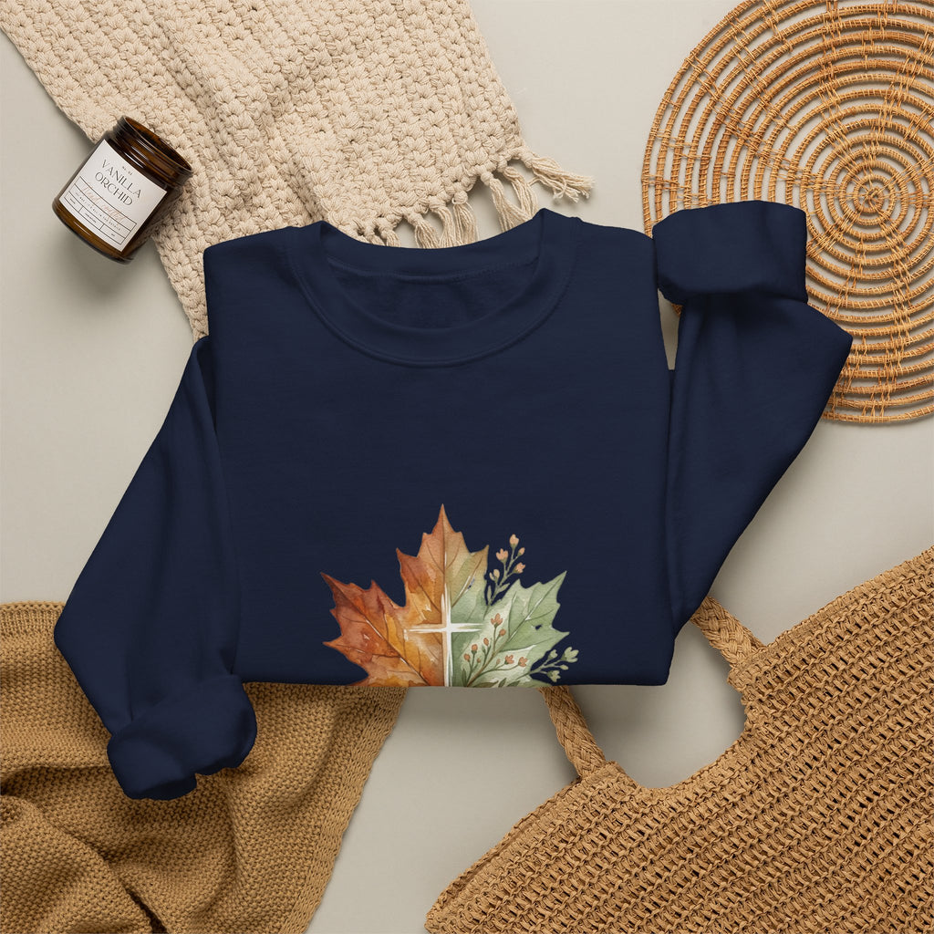 Autumn Leaf 'He Makes All Things New' Sweatshirt