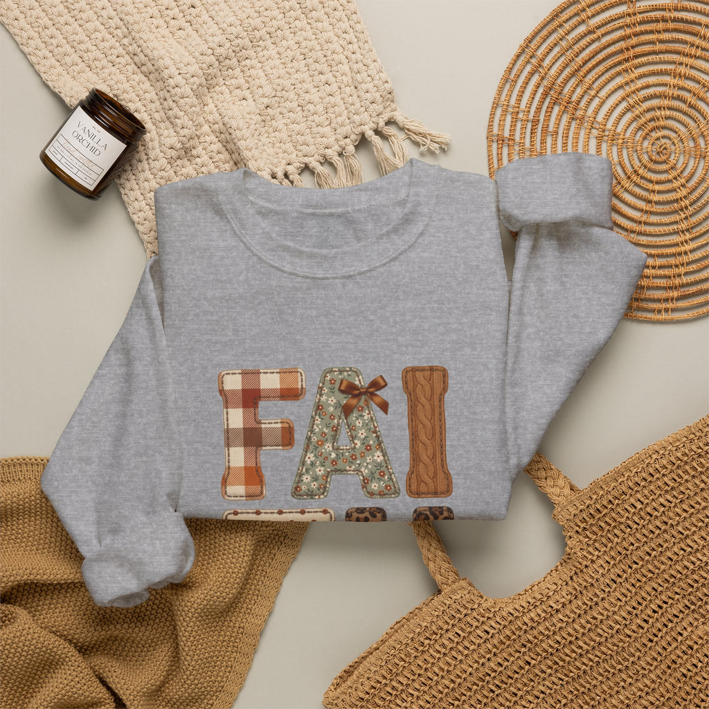 Faith Walk Crewneck Sweatshirt – "Walk by Faith" Christian Pullover