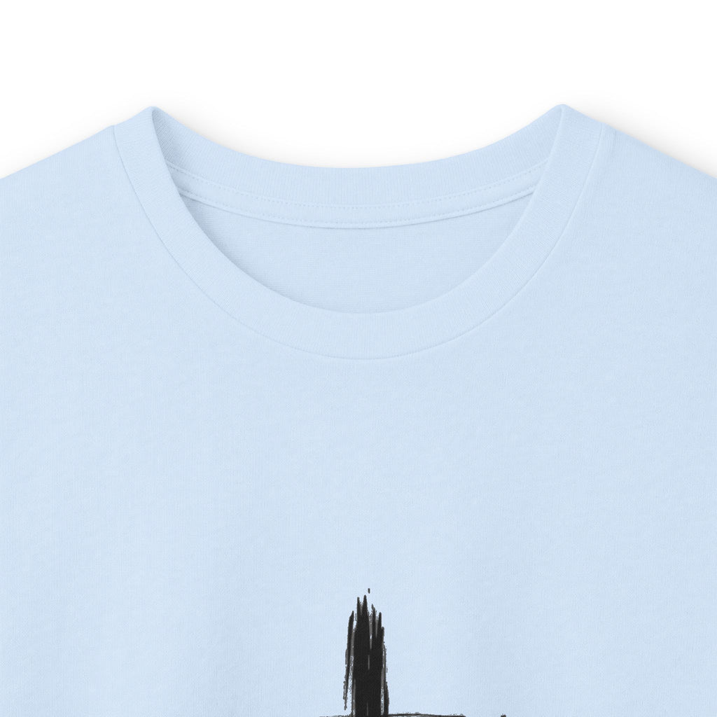Christian Long Sleeve Tee – "I Can Do All Things Through Christ" Inspirational Cross Shirt