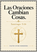 Spanish Scripture Greeting Cards — “Las Oraciones Cambian Cosas” Flat Card Set (Santiago 5:16)