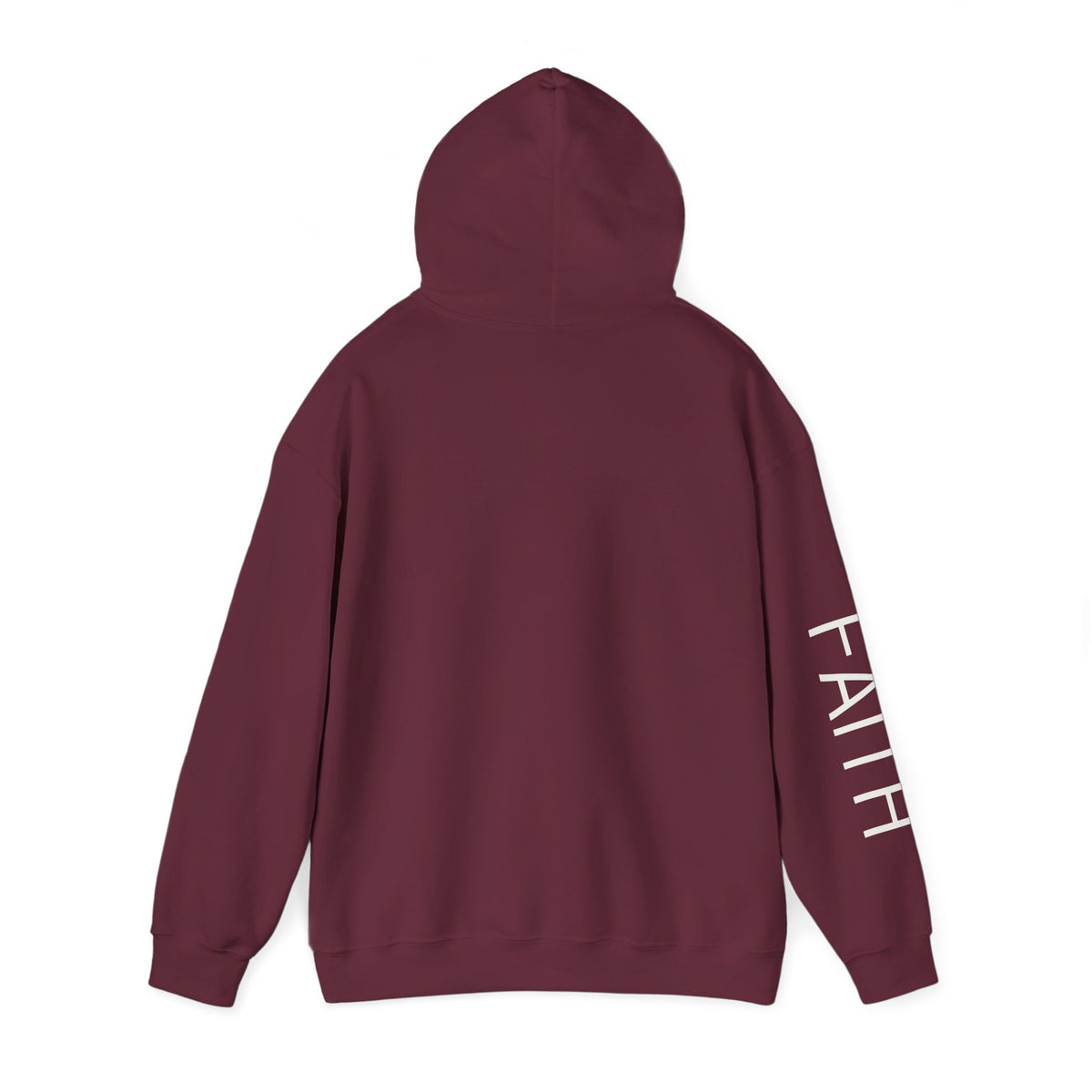Christian Faith Hoodie — "Walk by Faith Not by Sight" Cross Pullover