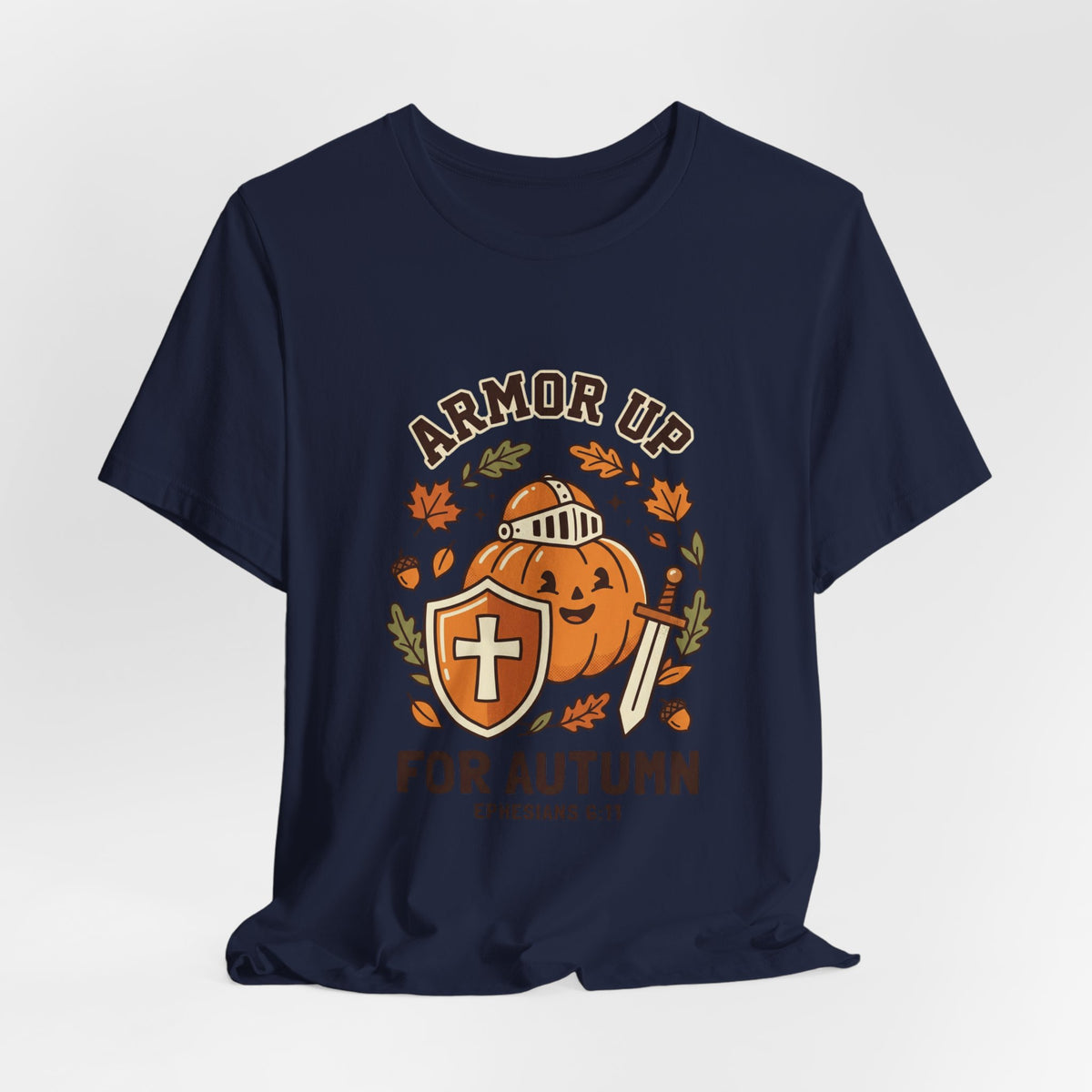 Armor Up Pumpkin Tee | Christian Halloween, Faith Autumn