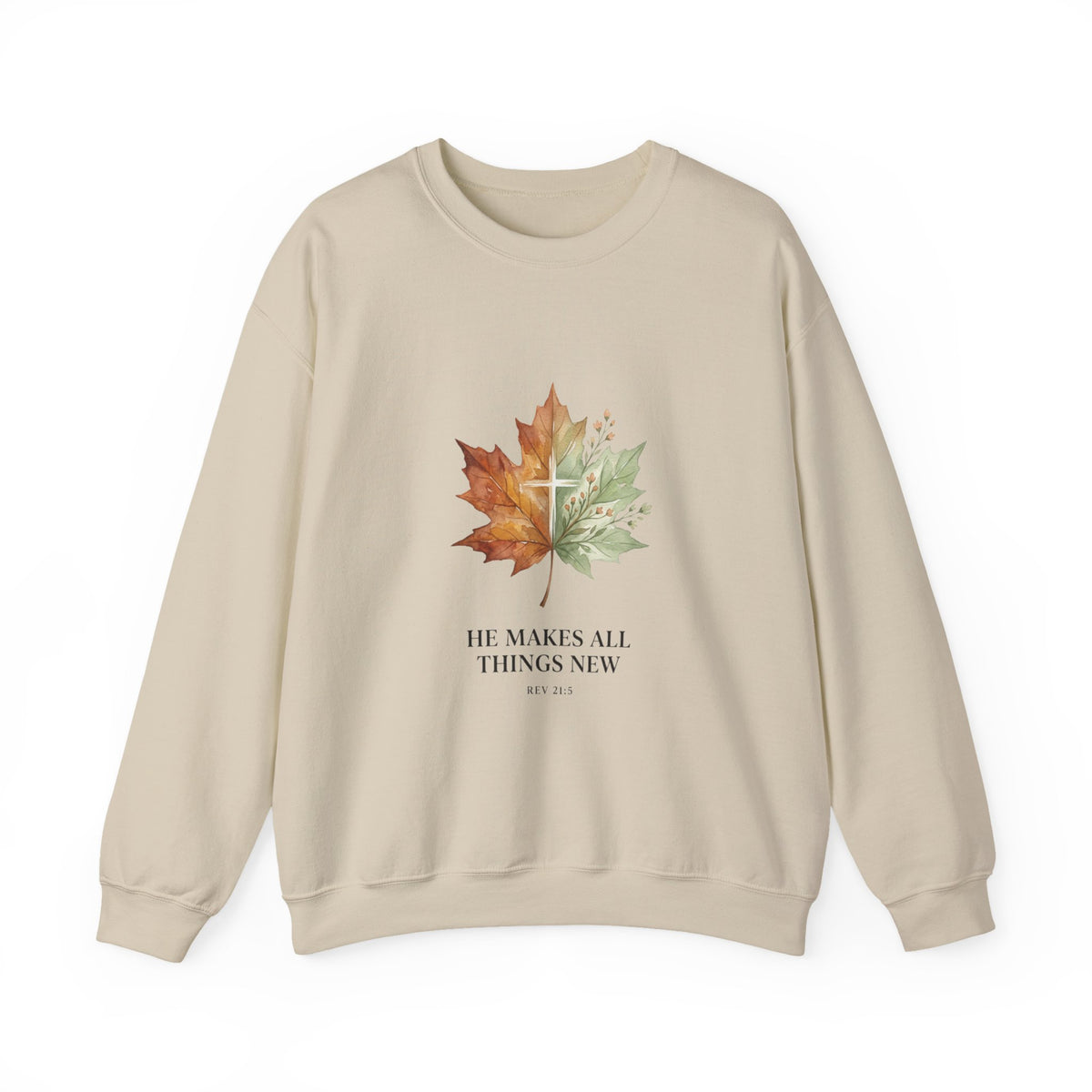 Autumn Leaf 'He Makes All Things New' Sweatshirt