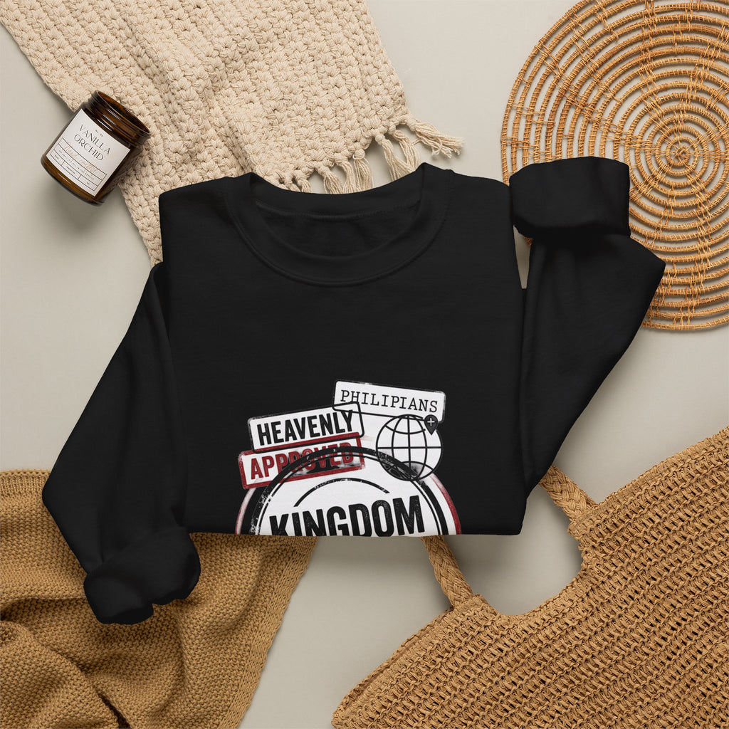 Kingdom Citizen Crewneck Sweatshirt | Christian Streetwear, Scripture Graphic