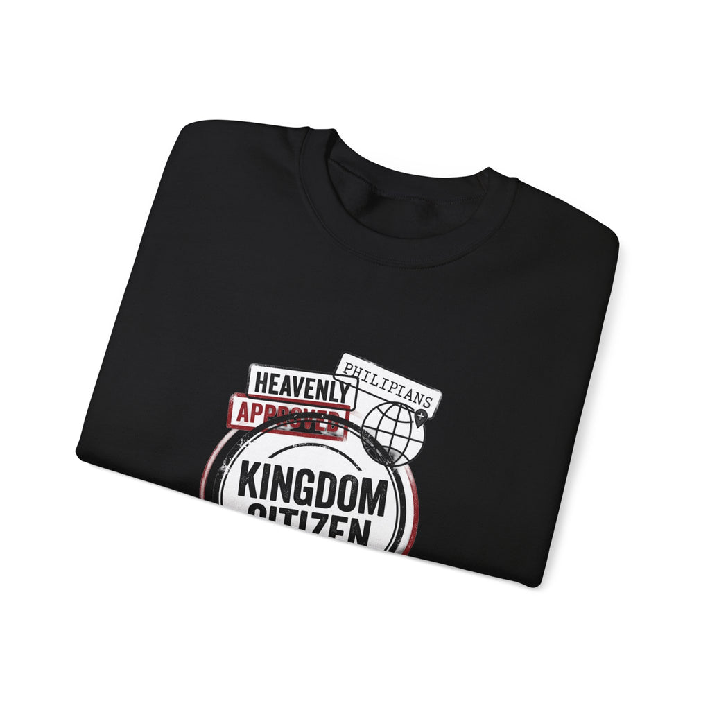 Kingdom Citizen Crewneck Sweatshirt | Christian Streetwear, Scripture Graphic