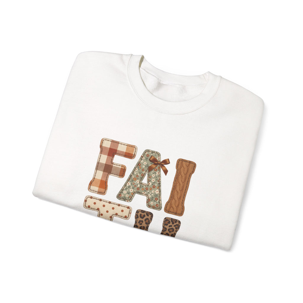 Faith Walk Crewneck Sweatshirt – "Walk by Faith" Christian Pullover