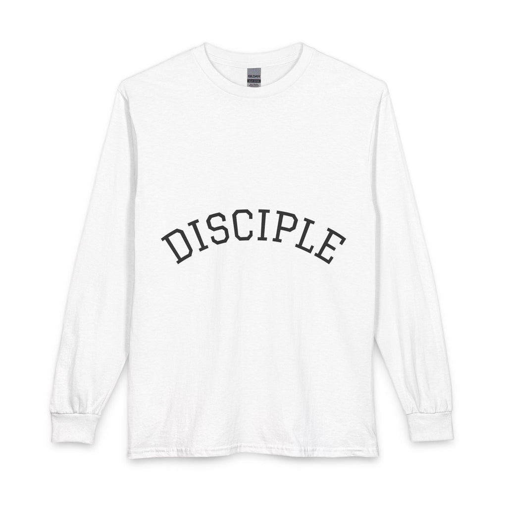 Disciple Long Sleeve Tee — Minimal Faith Graphic Shirt