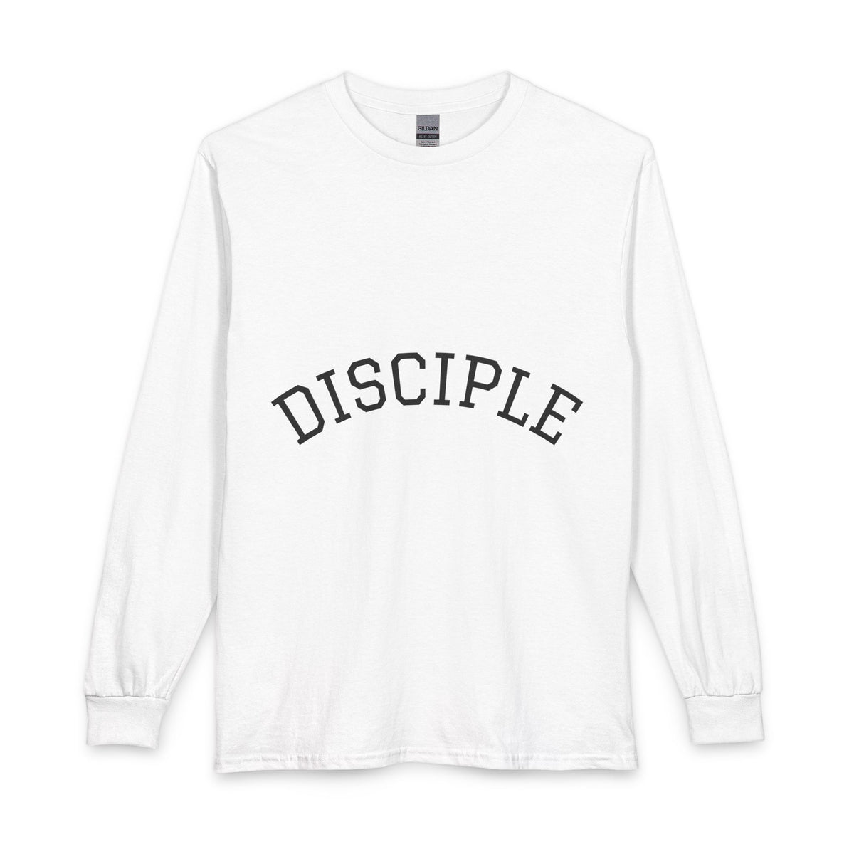 Disciple Long Sleeve Tee — Minimal Faith Graphic Shirt