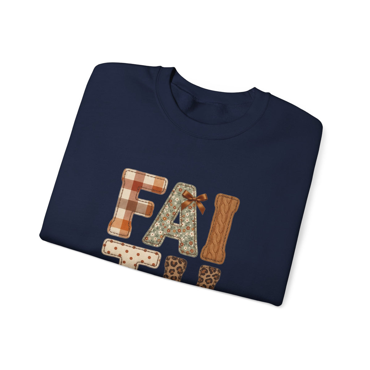 Faith Walk Crewneck Sweatshirt – "Walk by Faith" Christian Pullover