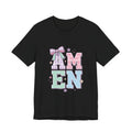 Amen Rainbow Christian T-Shirt | Colorful Faith Tee