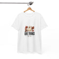 Give Thanks Pumpkin T-Shirt — Thanksgiving Faith Tee (Psalm 107:1)