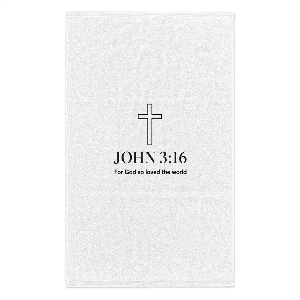 John 3:16 Rally Towel, 11x18 gym towl