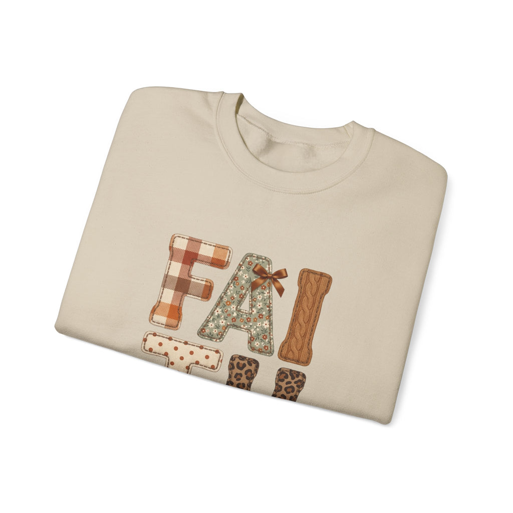 Faith Walk Crewneck Sweatshirt – "Walk by Faith" Christian Pullover