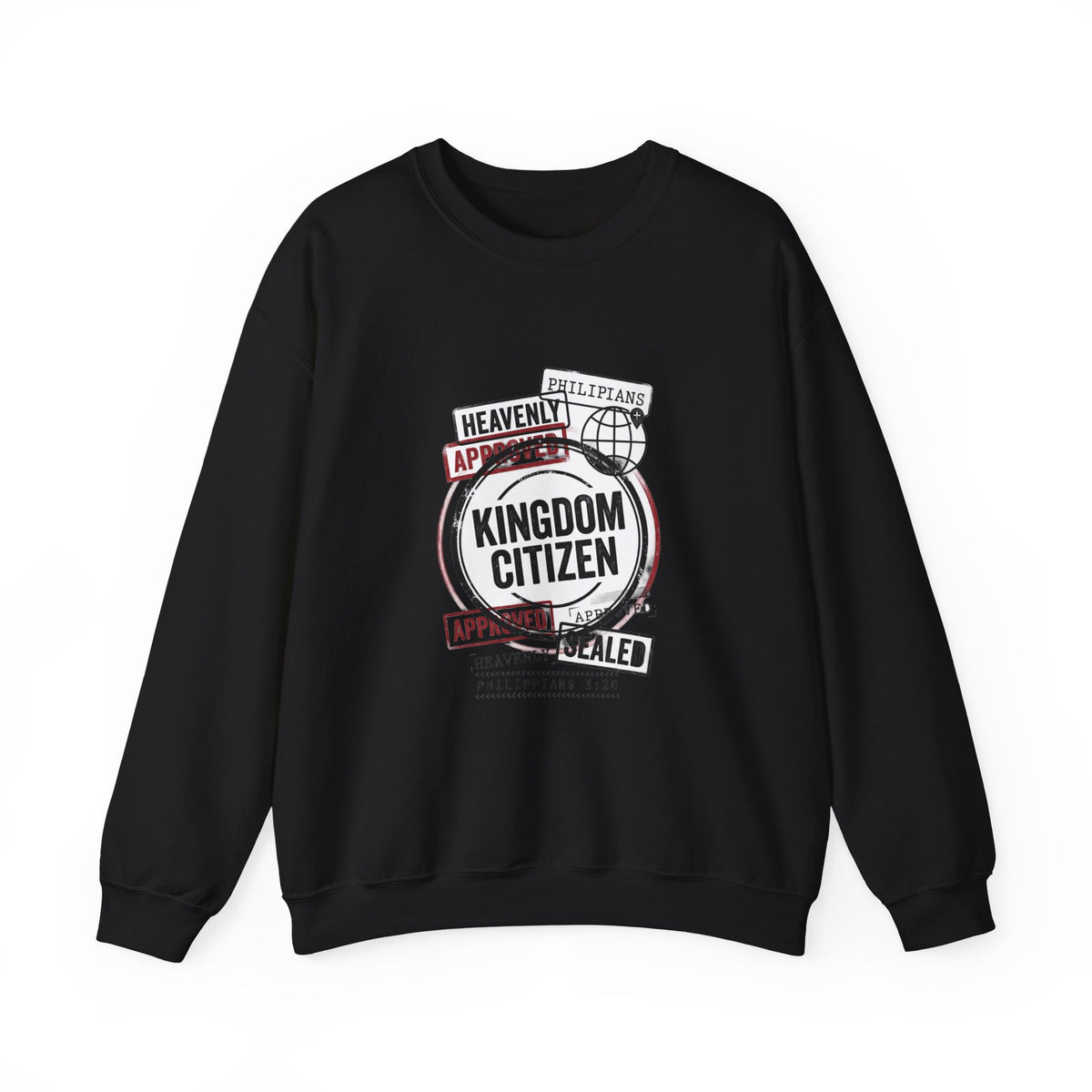 Kingdom Citizen Crewneck Sweatshirt | Christian Streetwear, Scripture Graphic