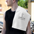 John 3:16 Rally Towel, 11x18 gym towl