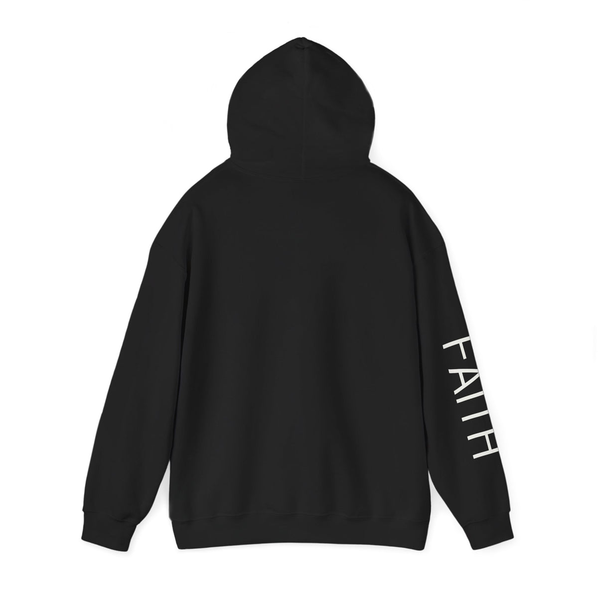 Christian Faith Hoodie — "Walk by Faith Not by Sight" Cross Pullover
