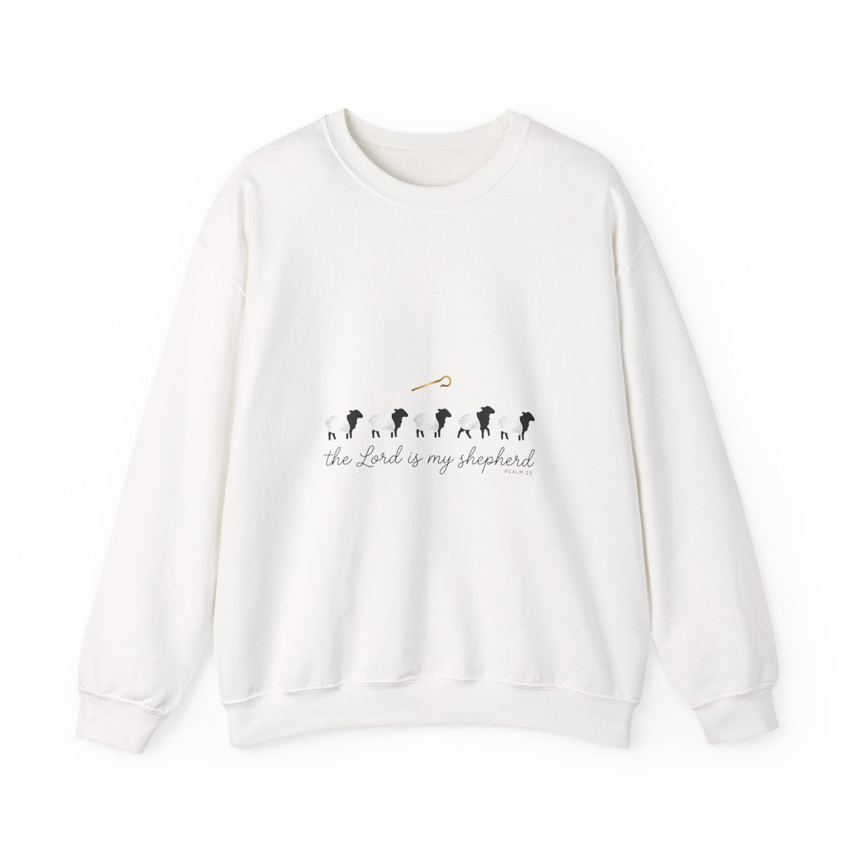 The Lord Is My Shepherd Sweatshirt | Christian Streetwear, Scripture Typography