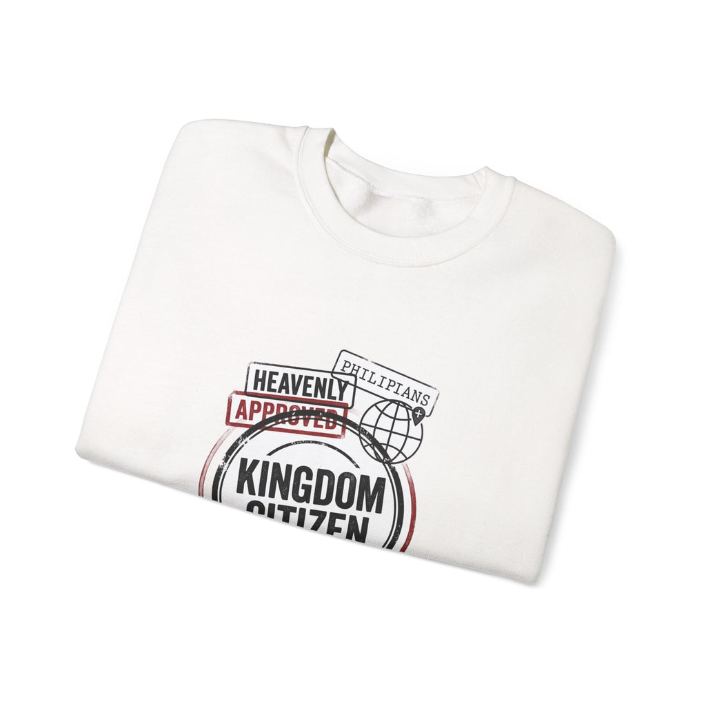 Kingdom Citizen Crewneck Sweatshirt | Christian Streetwear, Scripture Graphic