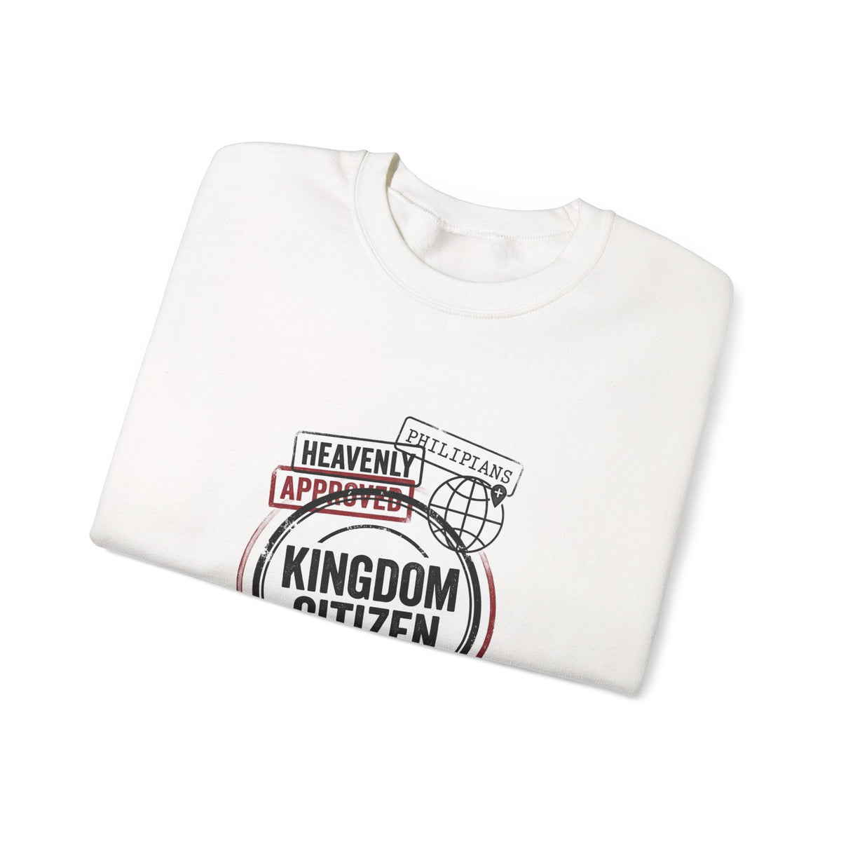 Kingdom Citizen Crewneck Sweatshirt | Christian Streetwear, Scripture Graphic