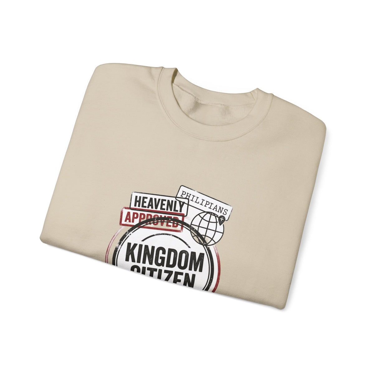 Kingdom Citizen Crewneck Sweatshirt | Christian Streetwear, Scripture Graphic