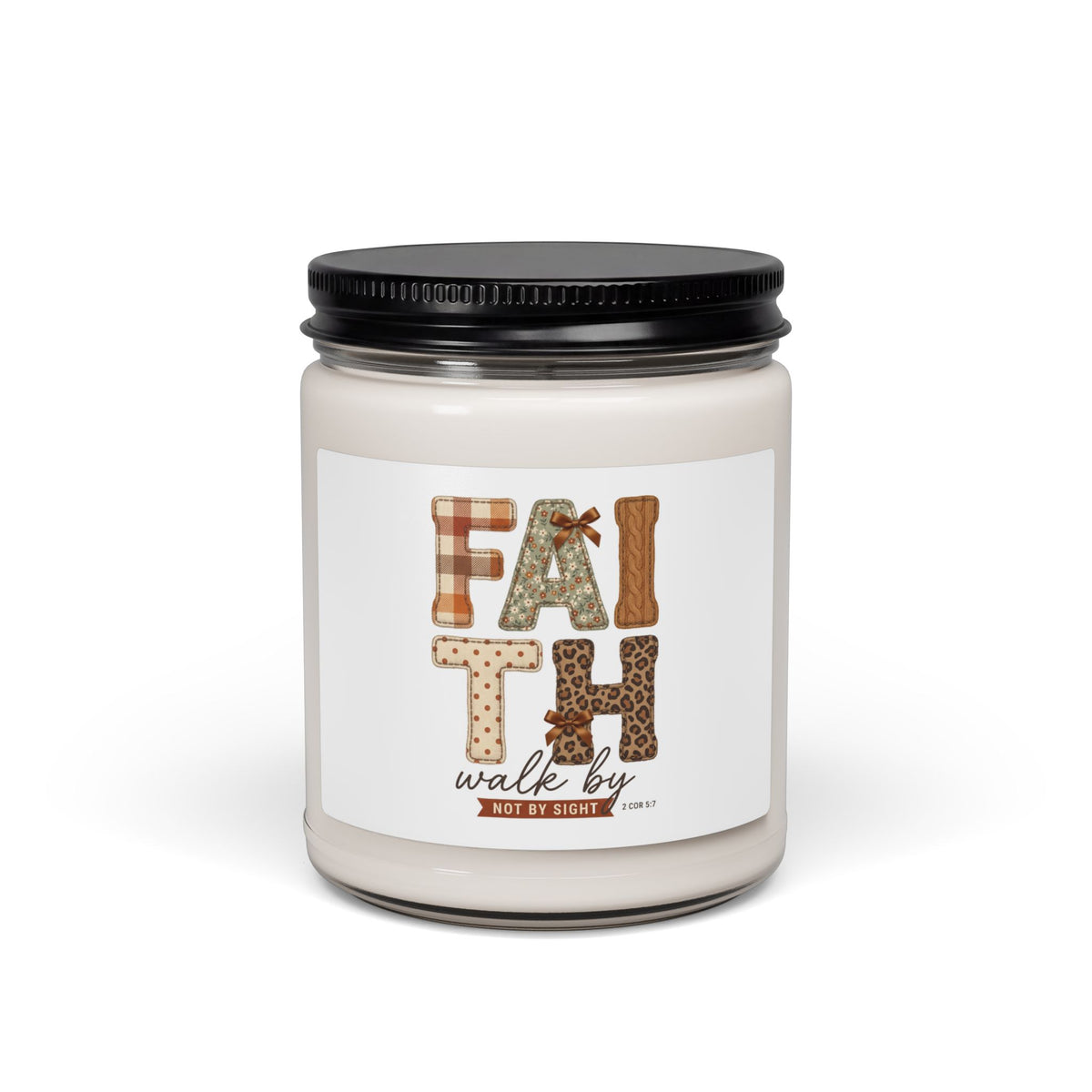 Faith Walk by Night Soy Candle | Christian Autumn, Fall Leaves