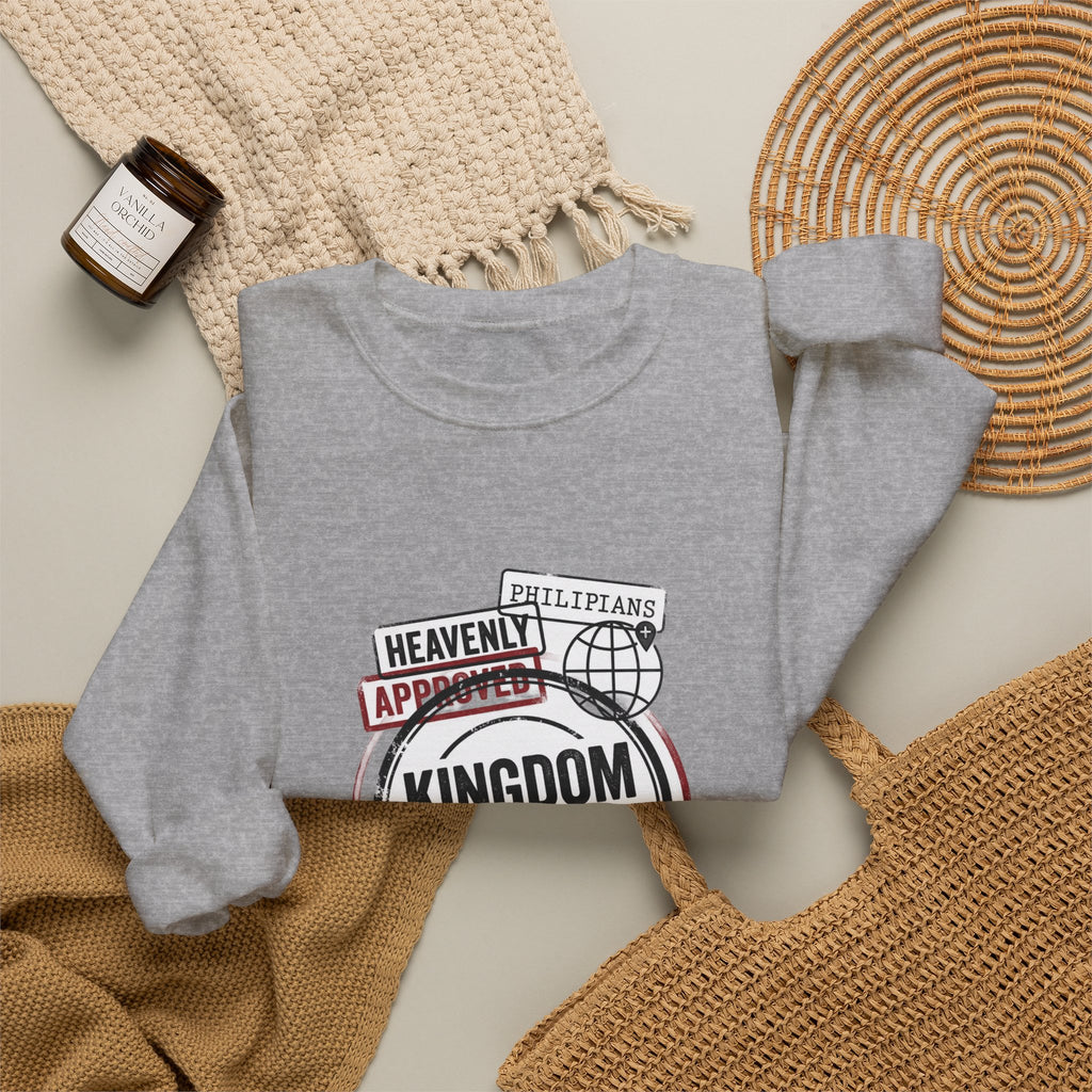 Kingdom Citizen Crewneck Sweatshirt | Christian Streetwear, Scripture Graphic