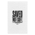 Saved Not Soft Rally Towel – Christian Inspirational Gym & Sports Towel (11x18)