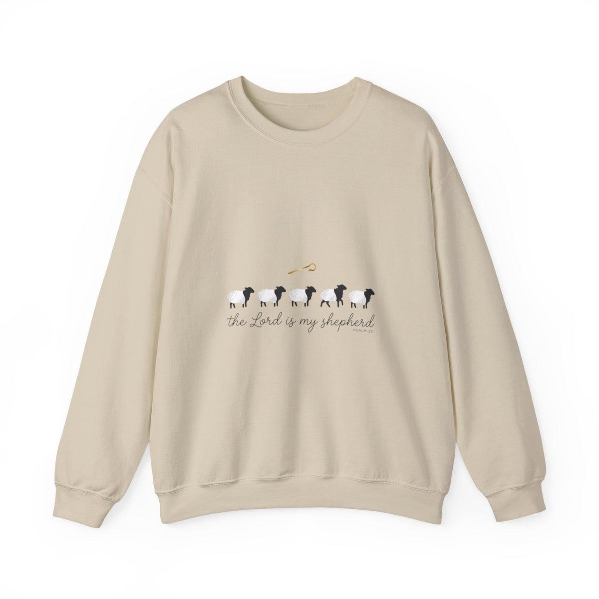 The Lord Is My Shepherd Sweatshirt | Christian Streetwear, Scripture Typography