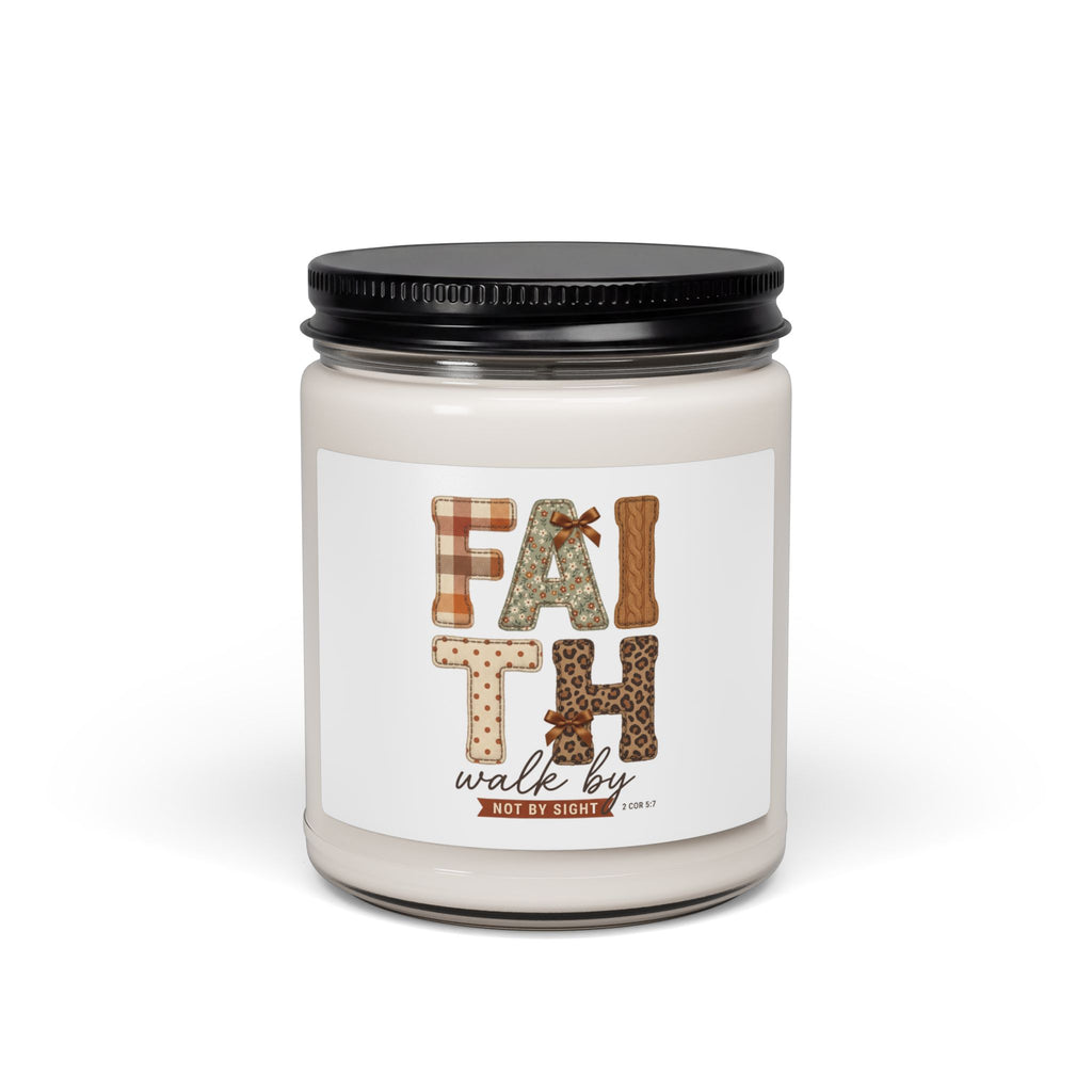 Faith Walk by Night Soy Candle | Christian Autumn, Fall Leaves