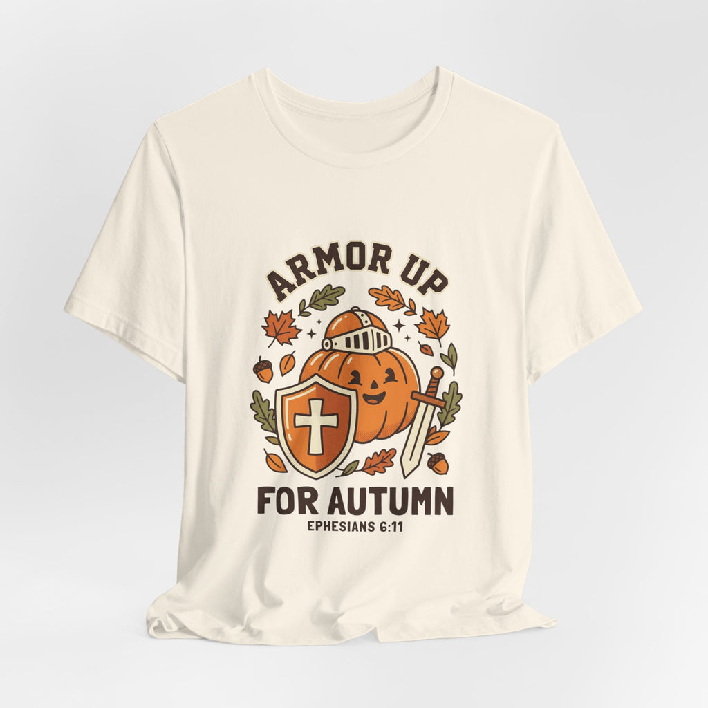 Armor Up Pumpkin Tee | Christian Halloween, Faith Autumn