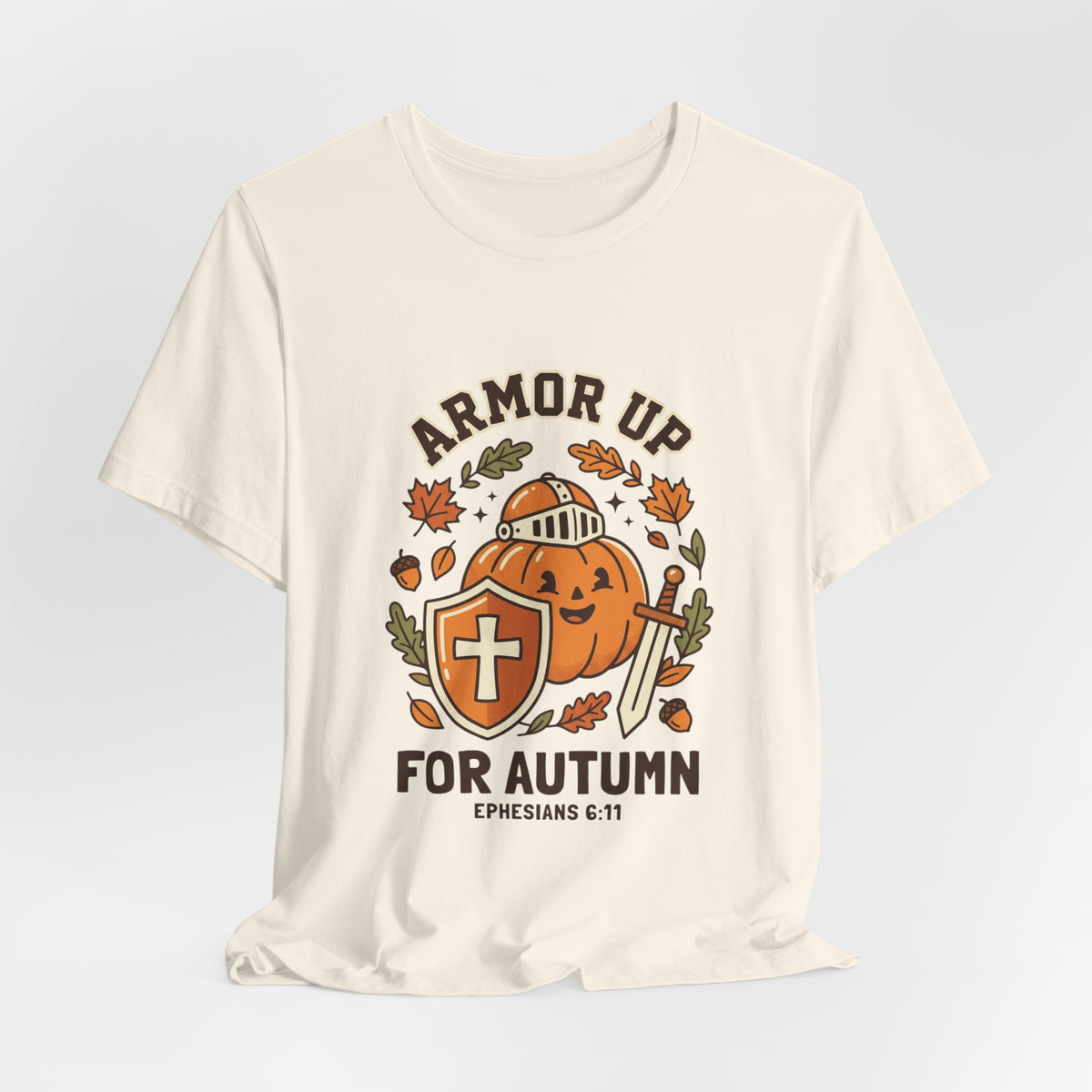 Armor Up Pumpkin Tee | Christian Halloween, Faith Autumn