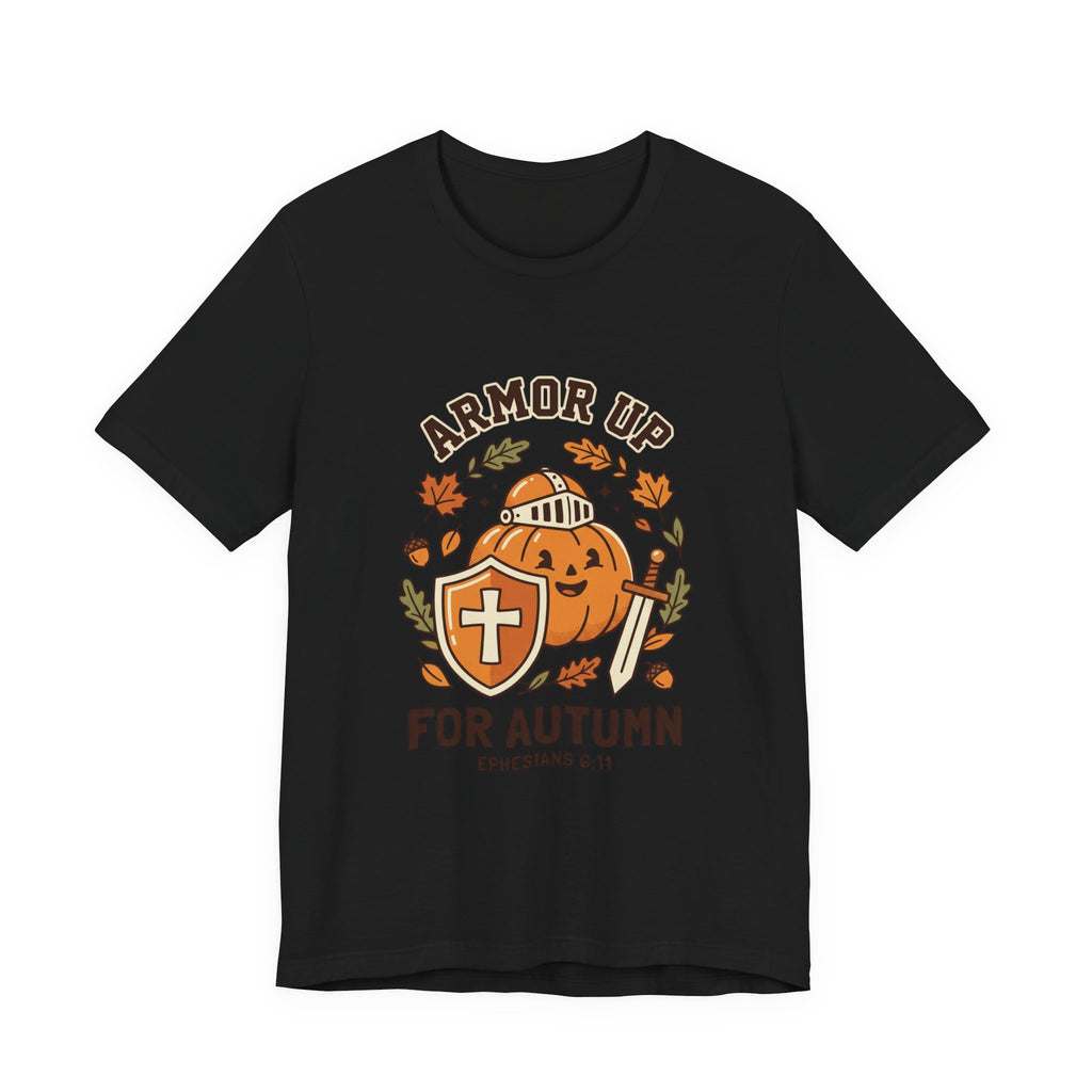 Armor Up Pumpkin Tee | Christian Halloween, Faith Autumn