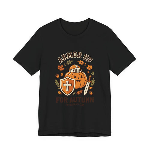Armor Up Pumpkin Tee | Christian Halloween, Faith Autumn