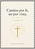 Tarjeta Camina por Fe | 2 Corintios 5:7 | Español