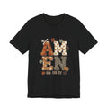 Amen Fall Graphic Tee — "AMEN So Be It" Autumn Leaves Shirt