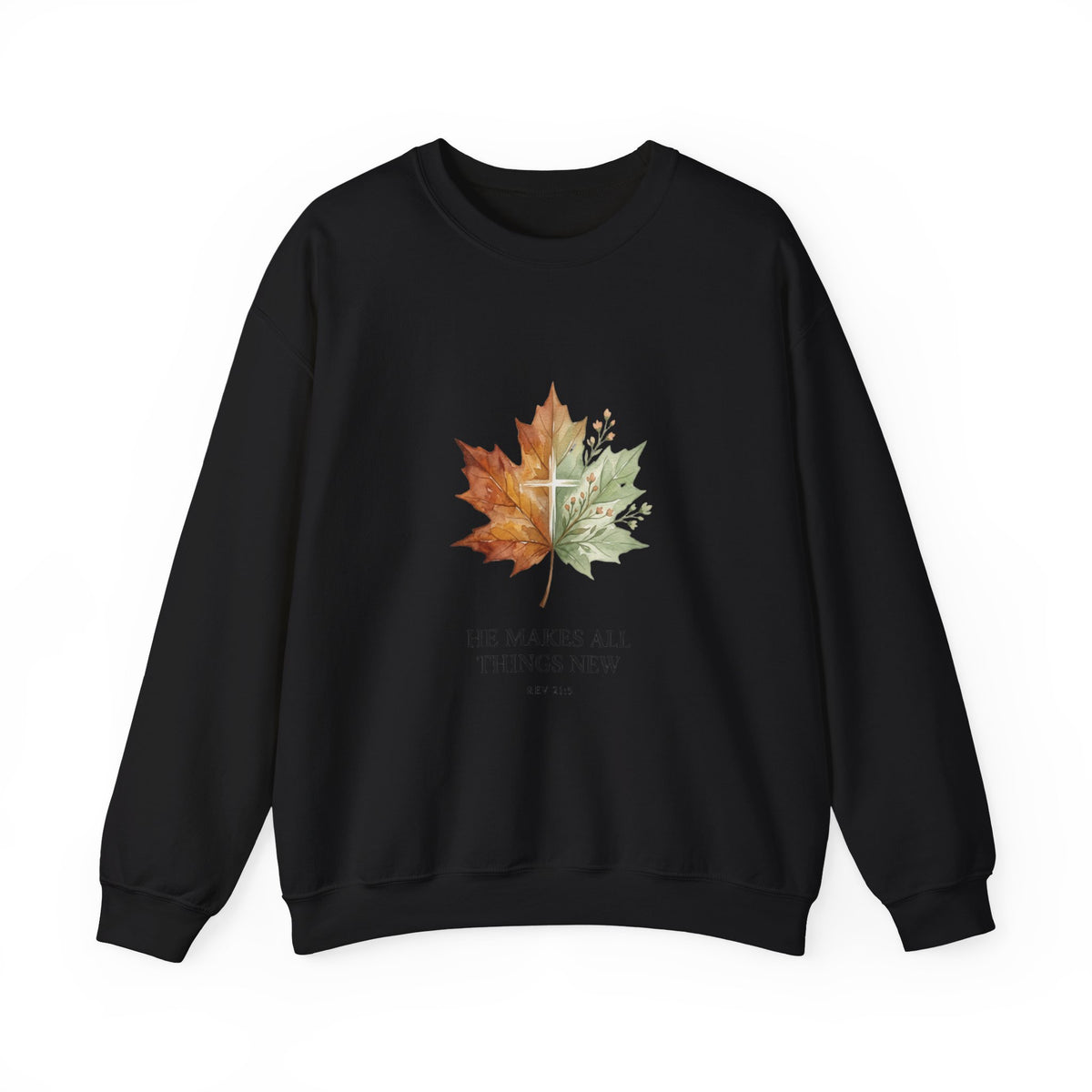 Autumn Leaf 'He Makes All Things New' Sweatshirt