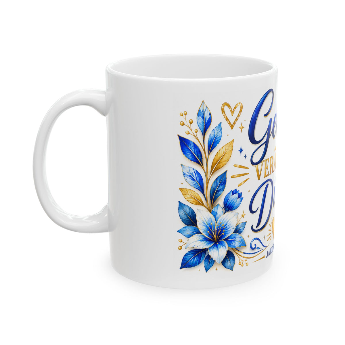 Prayer Changes Things Mug — "Gebet verändert Dinge" German mug