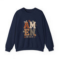 Crewneck Sweatshirt — "Amen So Be It" Fall Leaves Graphic