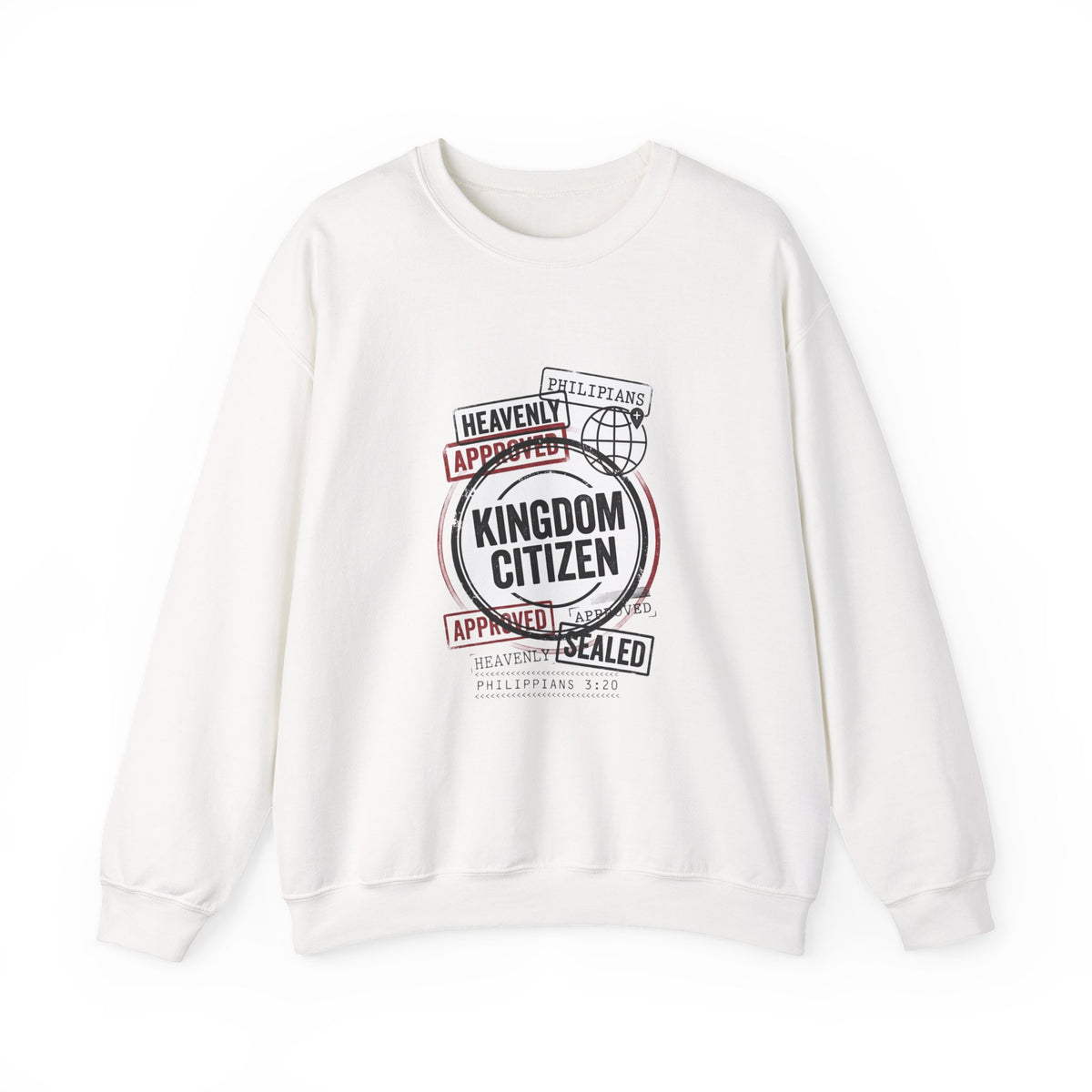 Kingdom Citizen Crewneck Sweatshirt | Christian Streetwear, Scripture Graphic