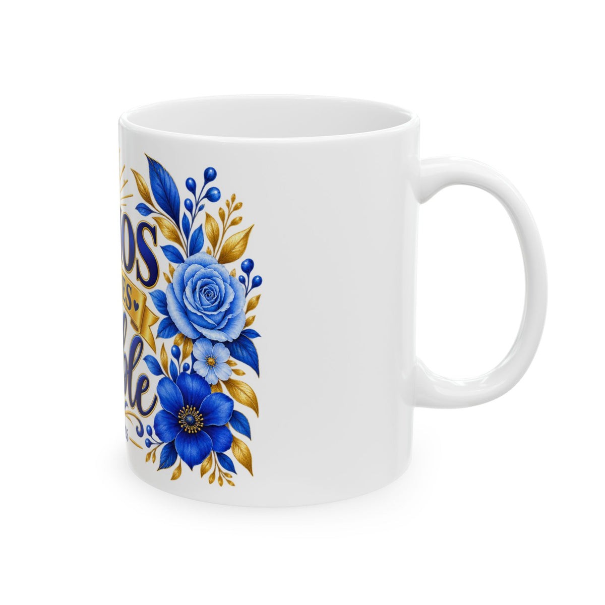 Spanish Faith Mug — "Con Dios Todo Es Posible" Ceramic Coffee Cup (11oz/15oz)