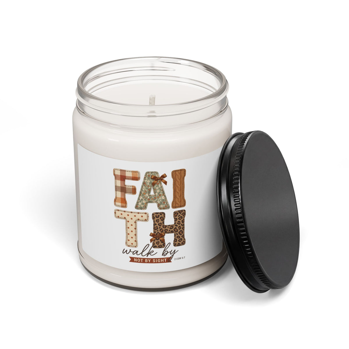 Faith Walk by Night Soy Candle | Christian Autumn, Fall Leaves