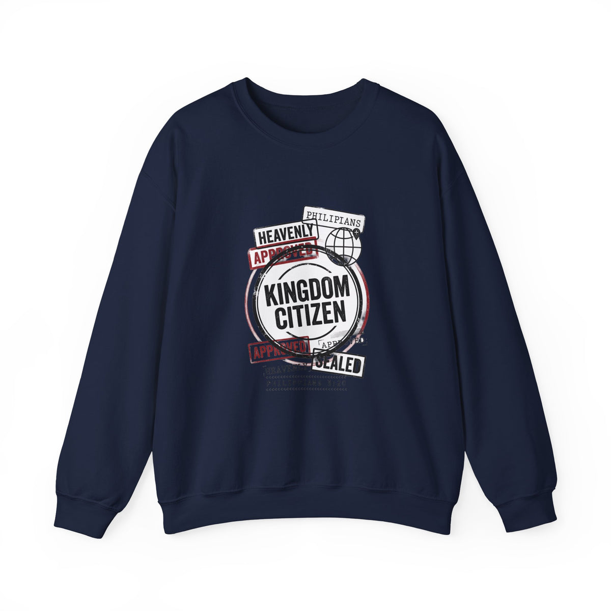 Kingdom Citizen Crewneck Sweatshirt | Christian Streetwear, Scripture Graphic