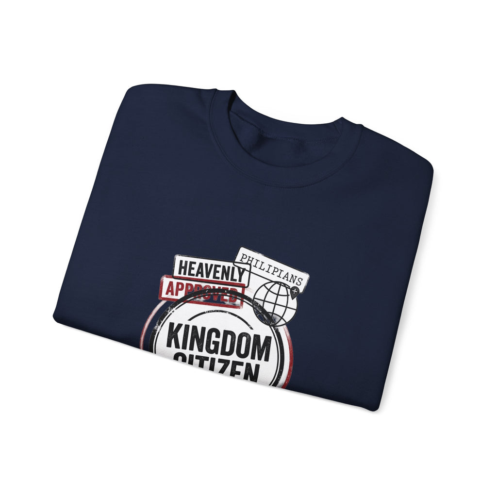 Kingdom Citizen Crewneck Sweatshirt | Christian Streetwear, Scripture Graphic